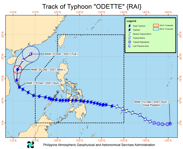 Typhoon Odette 2021